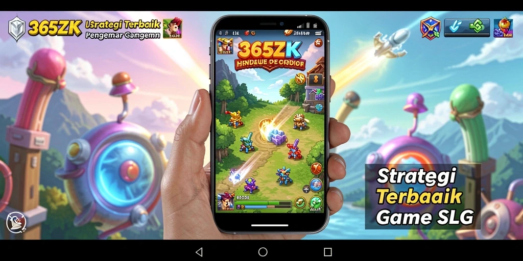 Tangkapan layar utama menampilkan aksi seru dalam permainan SLG.