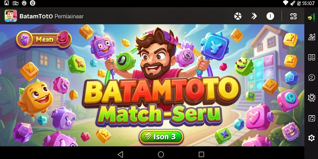 Screenshot menunjukkan gameplay seru dan penuh warna dari BATAMTOTO.