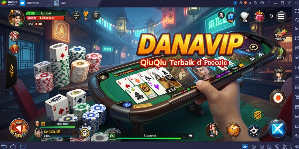 Screenshot gameplay QiuQiu yang seru dan interaktif.