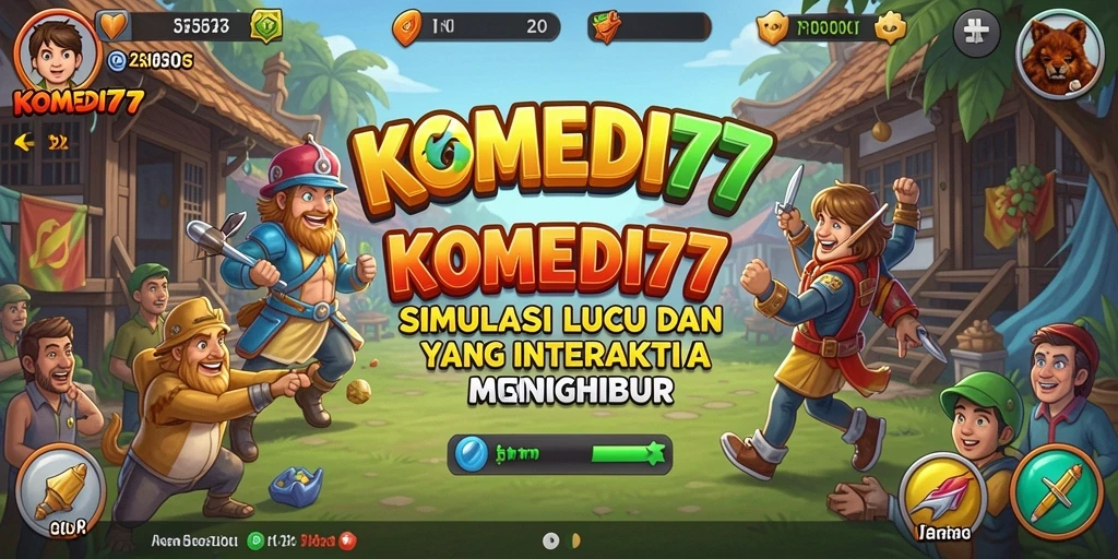Gameplay menarik dan interaktif di KOMEDI77 dengan beragam karakter lucu.