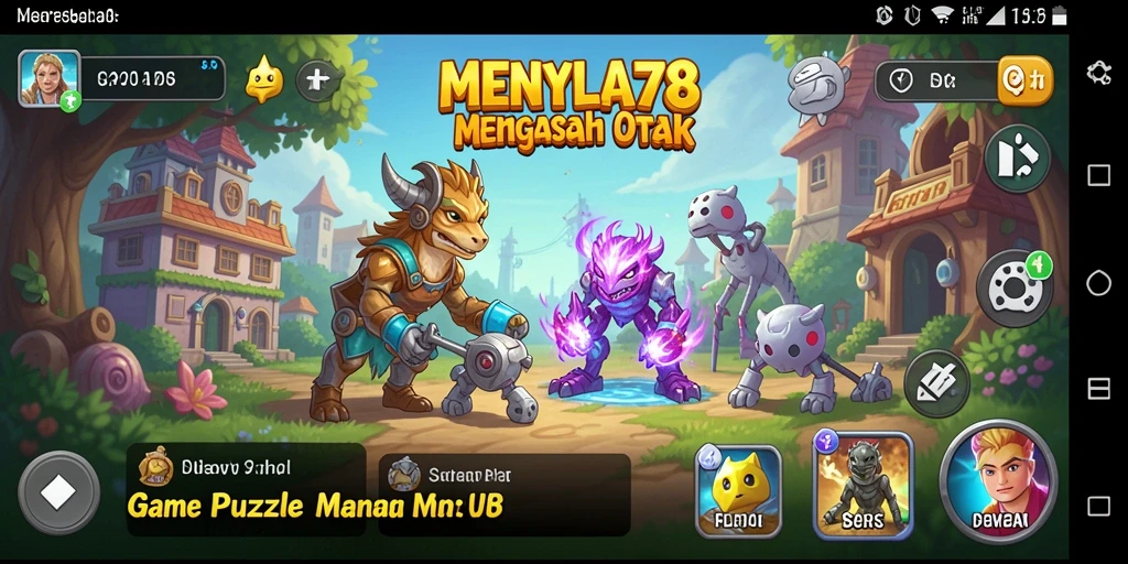 Tampilan gameplay seru dari MENYALA78 dengan berbagai teka-teki menantang.