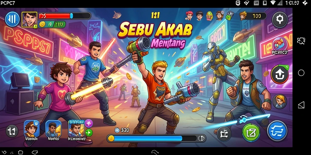 Gameplay seru dan menantang di PCPC7 dengan aksi tanpa henti.