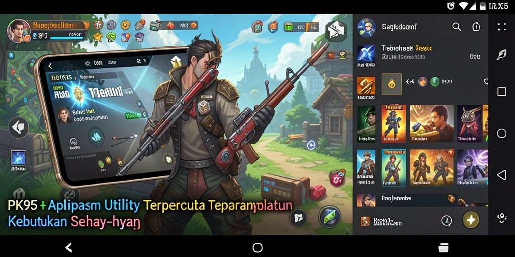 Tampilan antarmuka PK95 yang modern dan fungsional.
