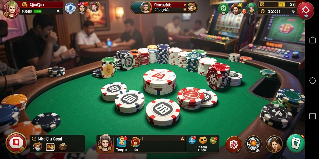 Gambaran gameplay QiuQiu yang seru dan menantang.