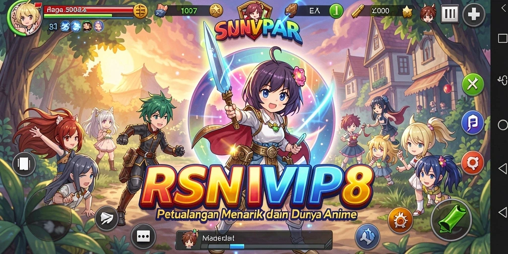 Tampilan karakter dan lingkungan dalam <strong>RSNVIP8</strong> yang memukau.