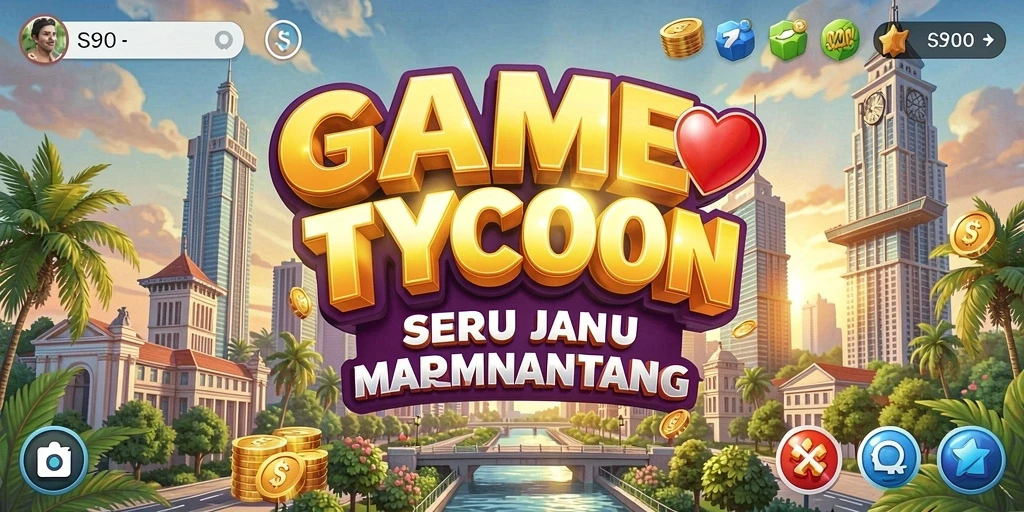 Tampilan gameplay S80 yang menarik dan penuh strategi Tycoon.