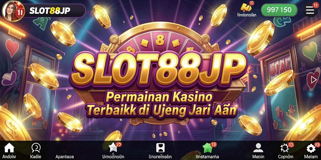 Screenshot SLOT88JP menampilkan gameplay Kasino yang menarik dan interaktif.